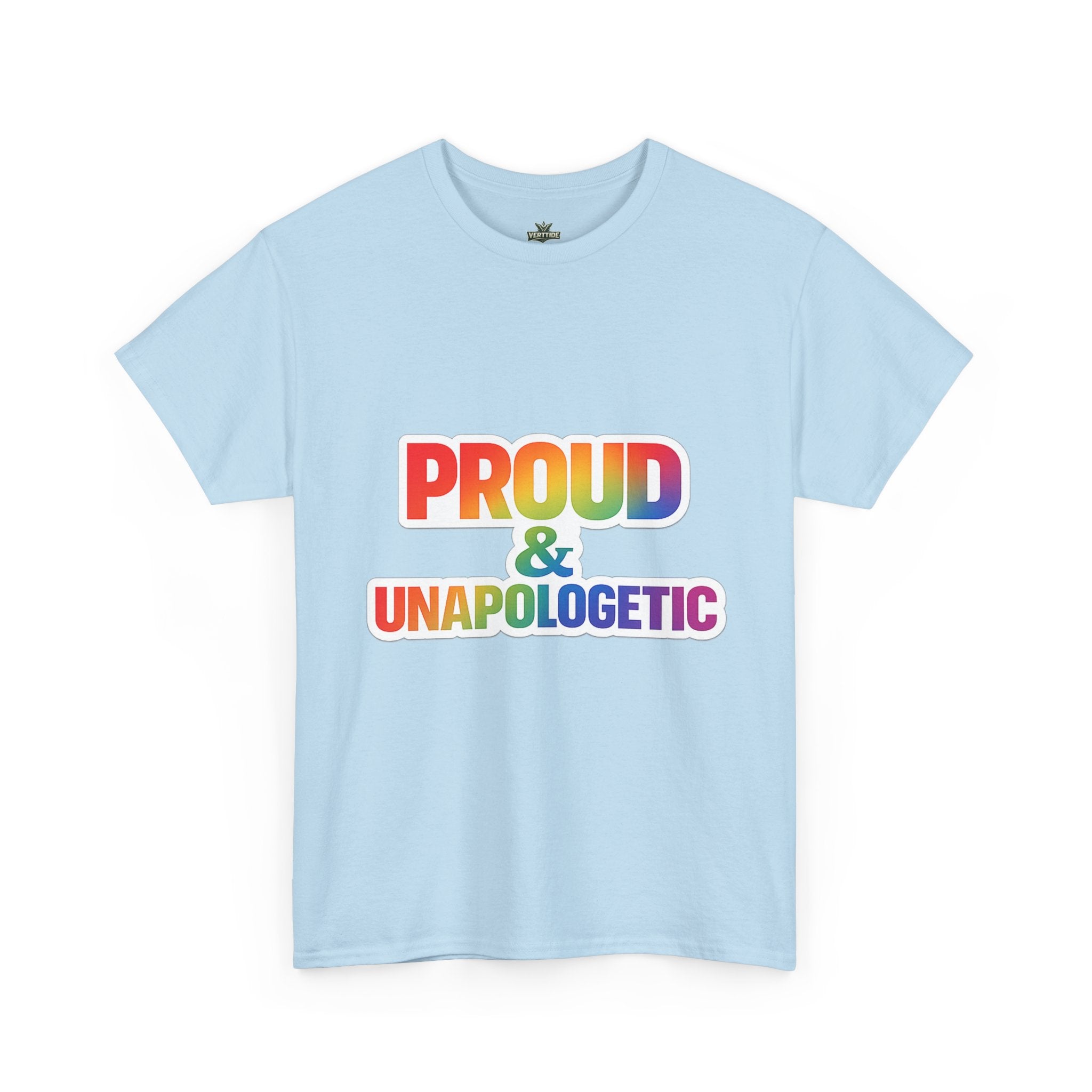 Proud & Unapologetic Tee — Rainbow LGBTQ+ Pride T-Shirt