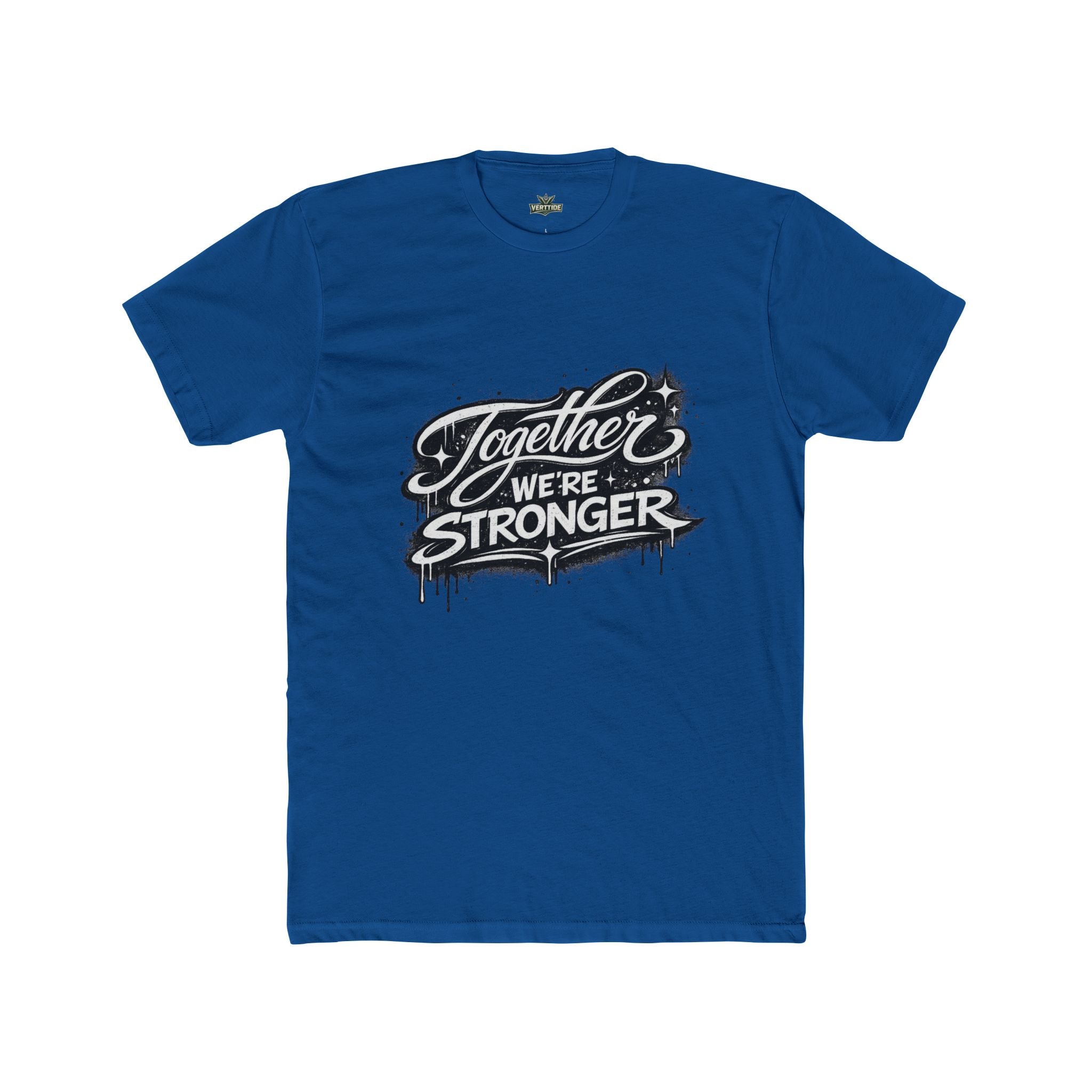 Together We're Stronger Crew Tee — Inspirational Unity Graphic T-Shirt