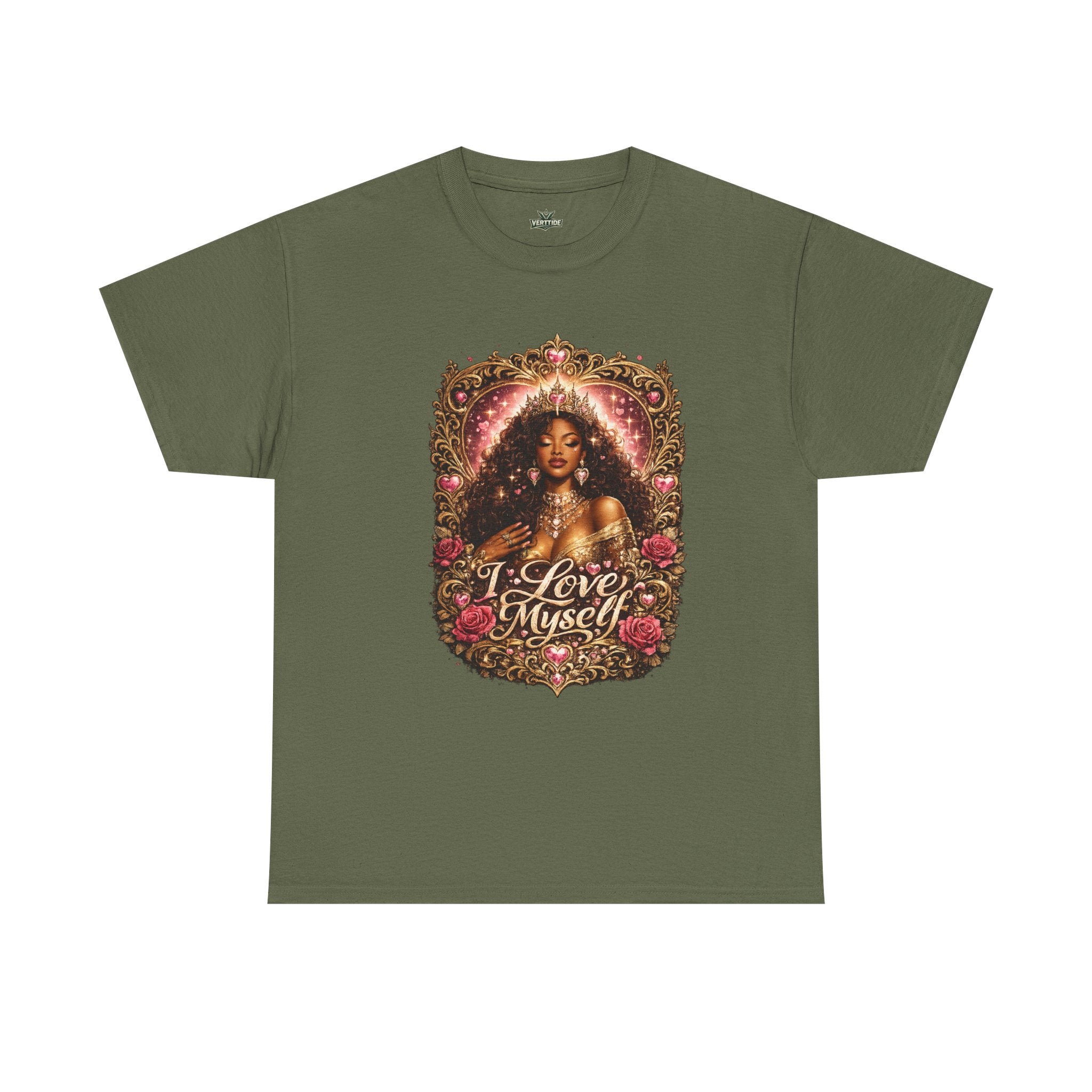 T-Shirt — I Love Myself Vintage Floral Self-Love Graphic