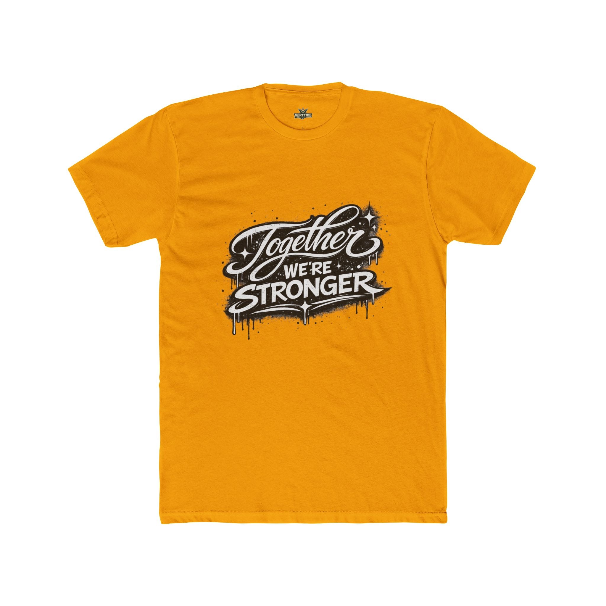 Together We're Stronger Crew Tee — Inspirational Unity Graphic T-Shirt