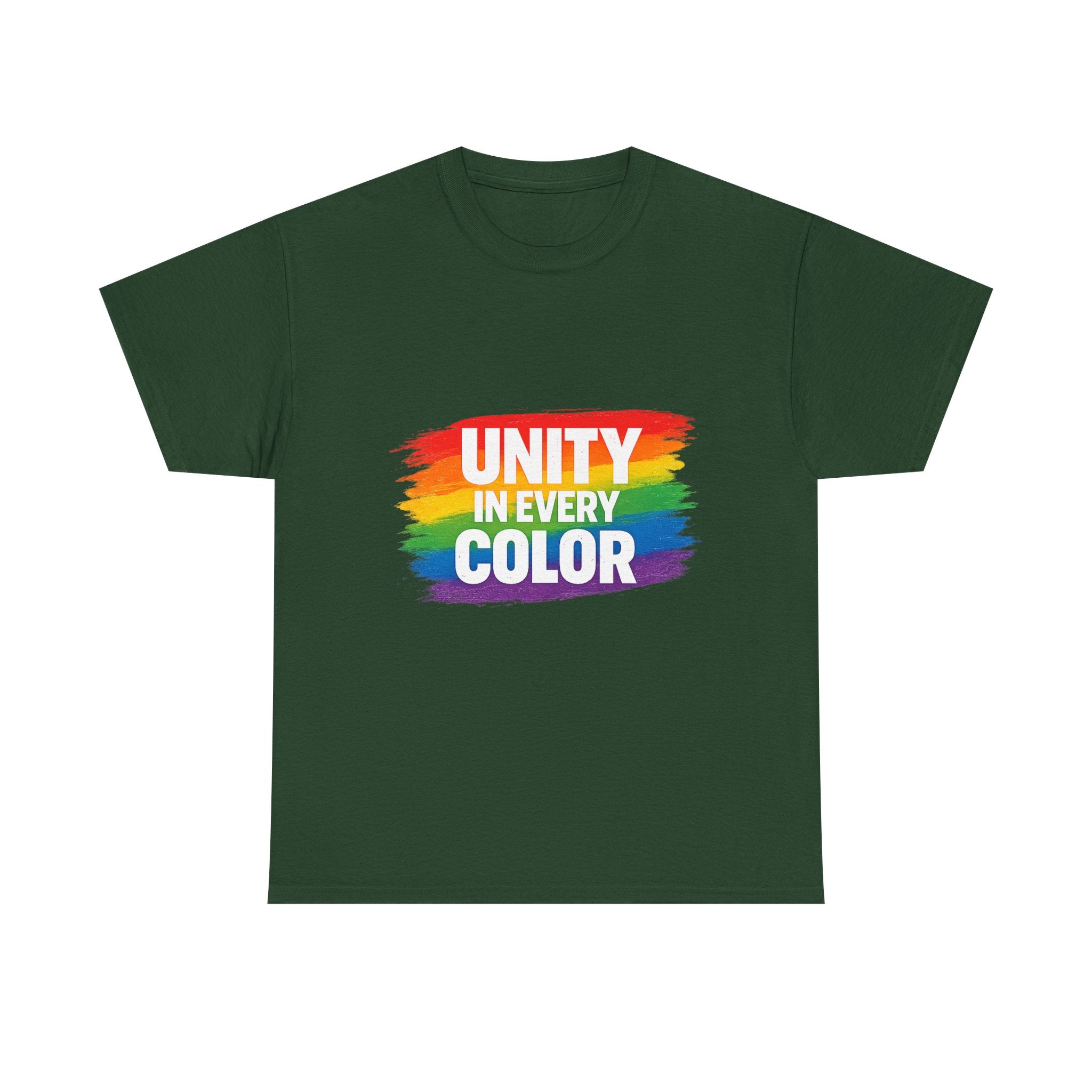 Unity In Every Color T-Shirt — Rainbow Pride Equality Tee