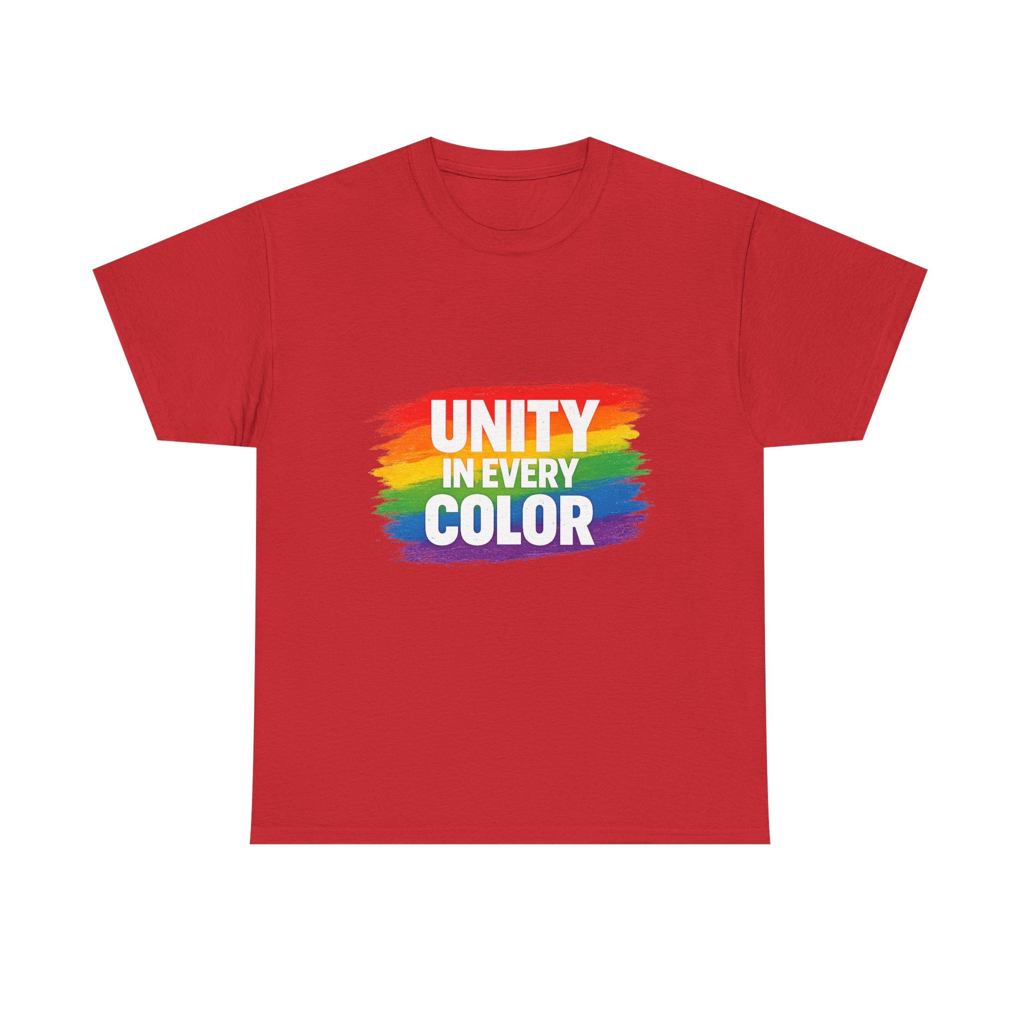 Unity In Every Color T-Shirt — Rainbow Pride Equality Tee