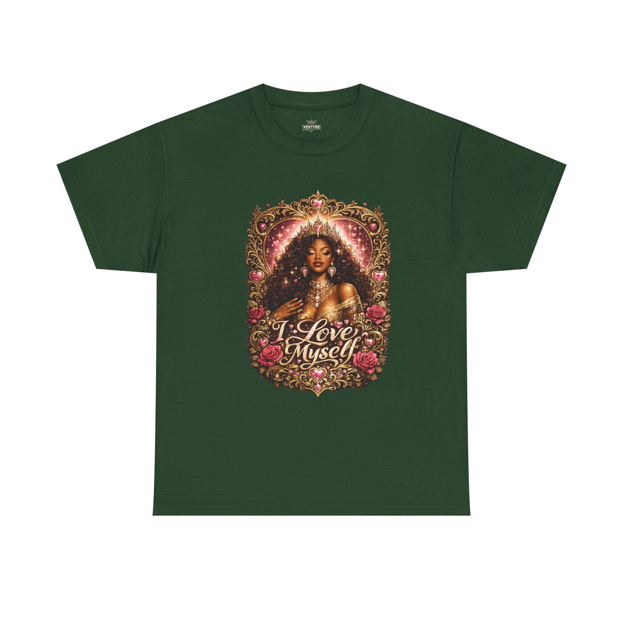 T-Shirt — I Love Myself Vintage Floral Self-Love Graphic