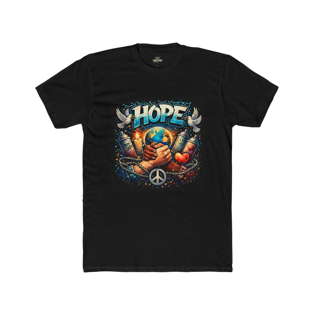 Hope Peace T‑Shirt — Earth, Doves & Peace Sign Graphic Tee
